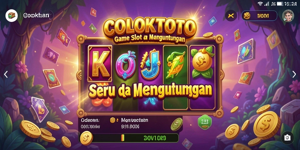 Screenshot menunjukkan keseruan gameplay Slot di COLOKTOTO.