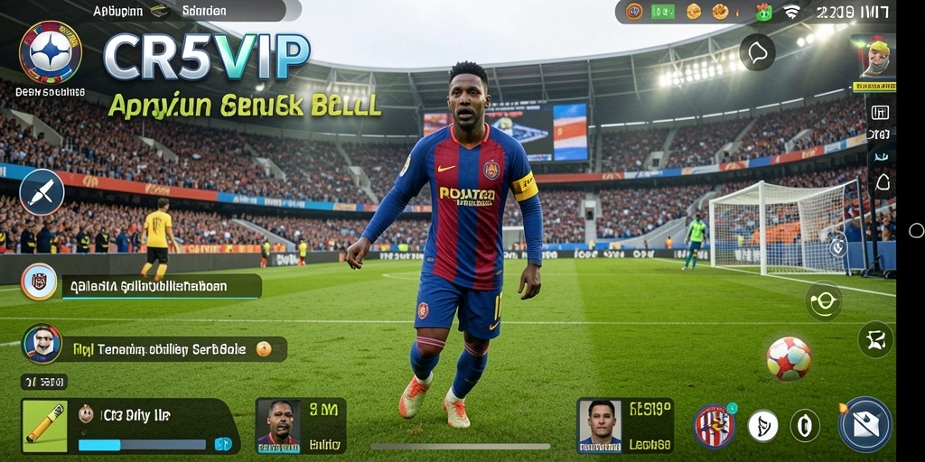 Tampilan utama <strong>CR7VIP</strong> dengan fitur menarik untuk penggemar sepak bola.