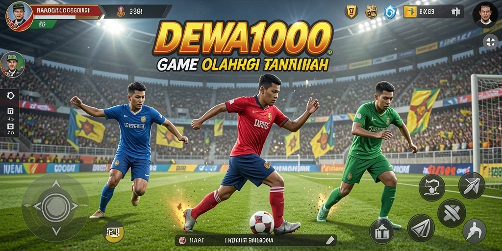 Tampilan gameplay seru dalam DEWA1000 dengan berbagai olahraga.