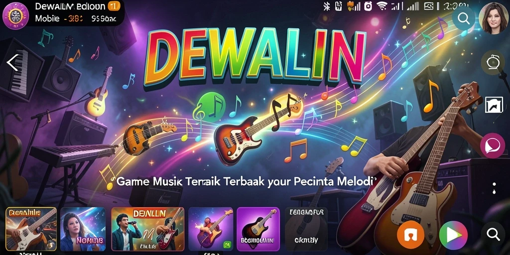 Gameplay DEWALIN yang seru dan interaktif.