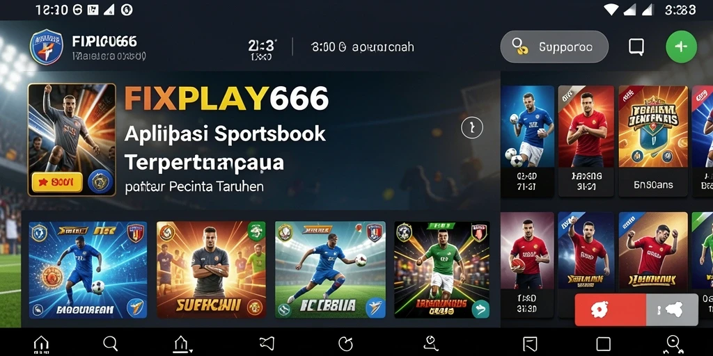 Tampilan gameplay FIXPLAY666 yang menarik dalam taruhan Sportsbook.