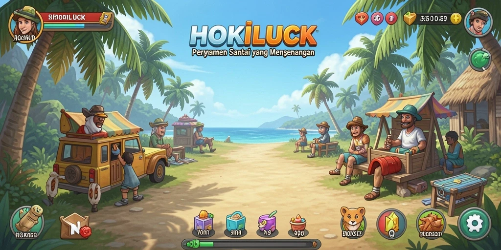 Tampilan gameplay HOKILUCK yang seru dan interaktif.