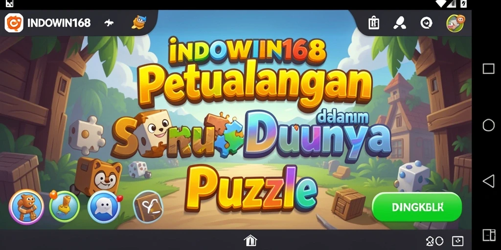 Tampilan gameplay menarik dari INDOWIN168 dengan tantangan puzzle.