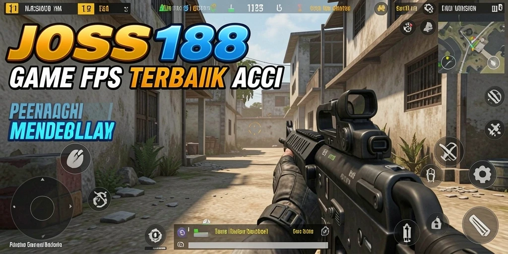 Screenshot gameplay JOSS188 menunjukkan aksi tembak-menembak yang mendebarkan.