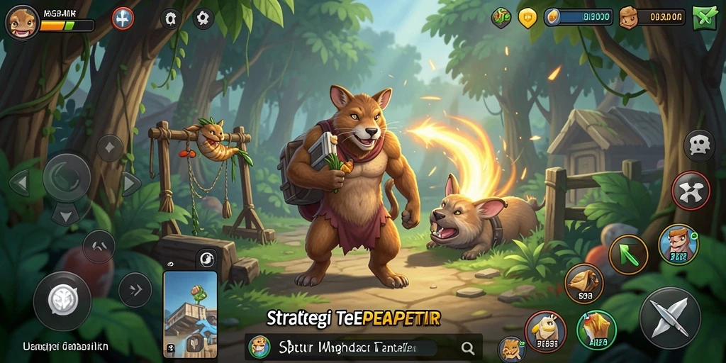 Tampilan gameplay mendebarkan di dunia MEGAPETIR.