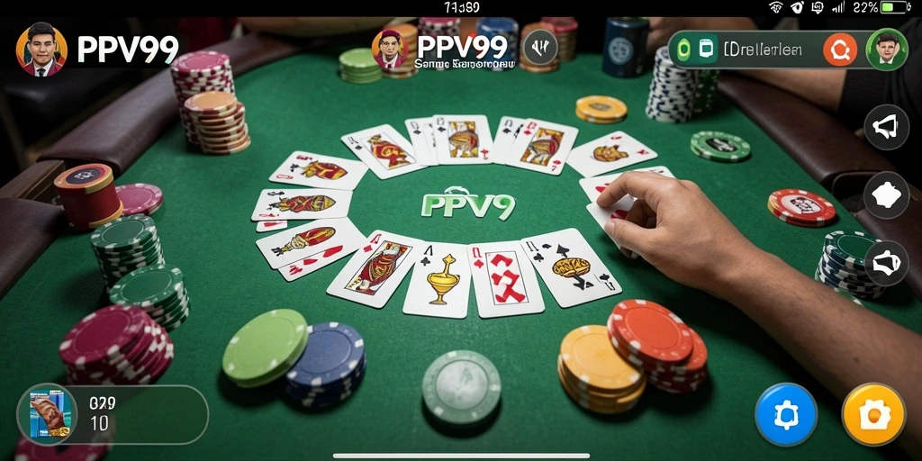 Screenshot gameplay PPV99 menampilkan keseruan permainan Gaple.