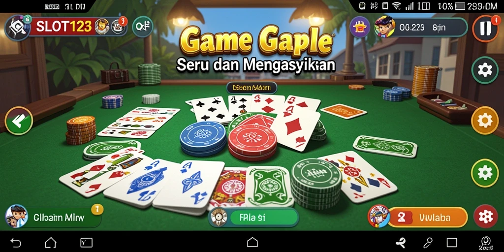 Tampilan gameplay yang seru dan grafis menarik dari SLOT123.