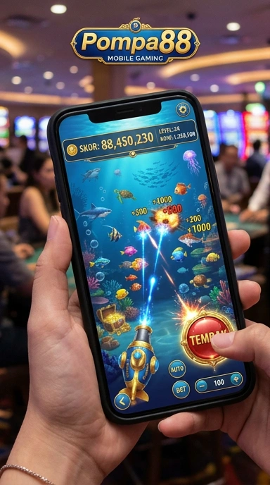 Screenshot proses unduh aplikasi di pompa88 yang sederhana dan cepat.